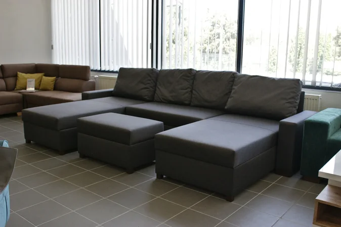 Sedačka Domino, šedá