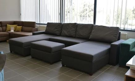 Sedačka Domino, šedá