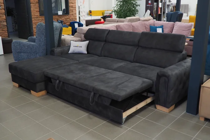 Sedačka Fanny Lux, čierna